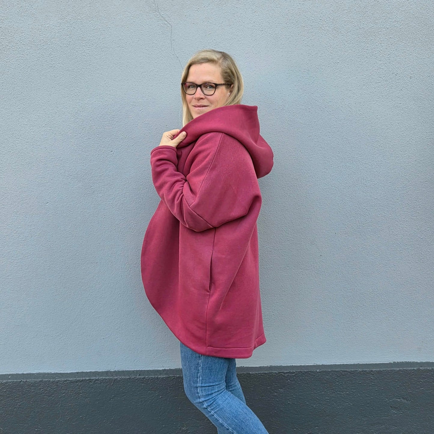 Tulpan - Oversized Cardigan & Kuscheldecke to go