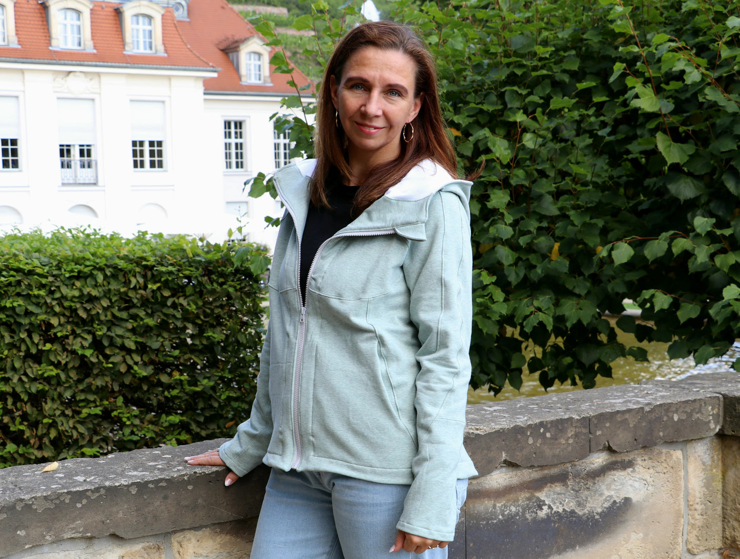 Isdropp - Raglanjacke Gr. 30 - 50
