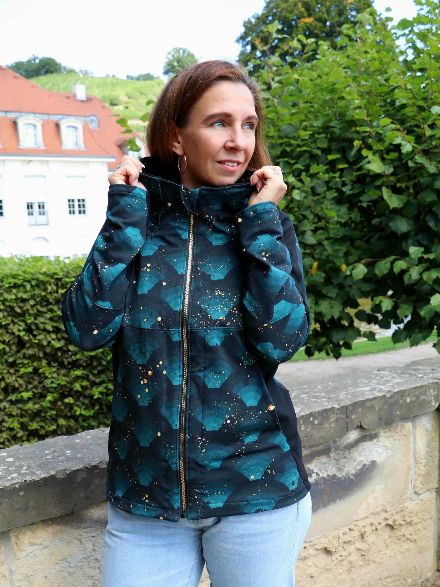 Isdropp - Raglanjacke Gr. 30 - 50
