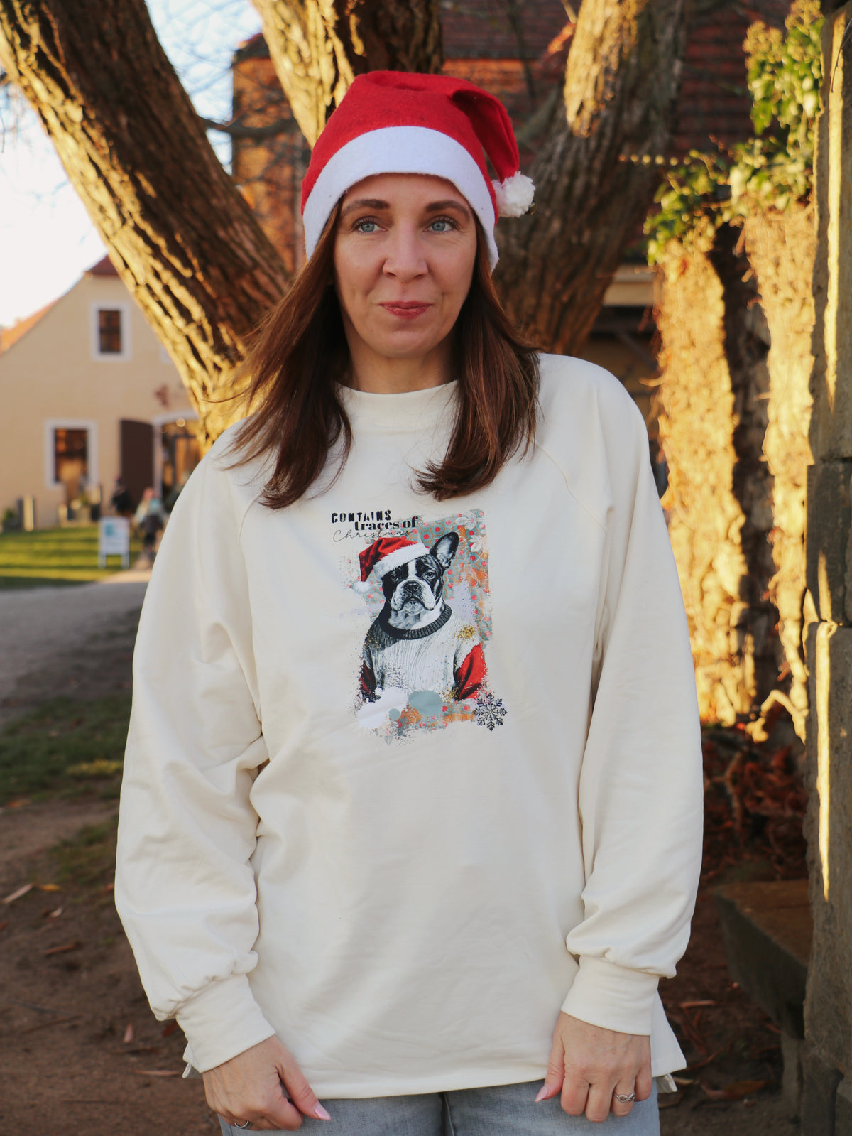 Isbris - Oversized Raglan cropped Pulli