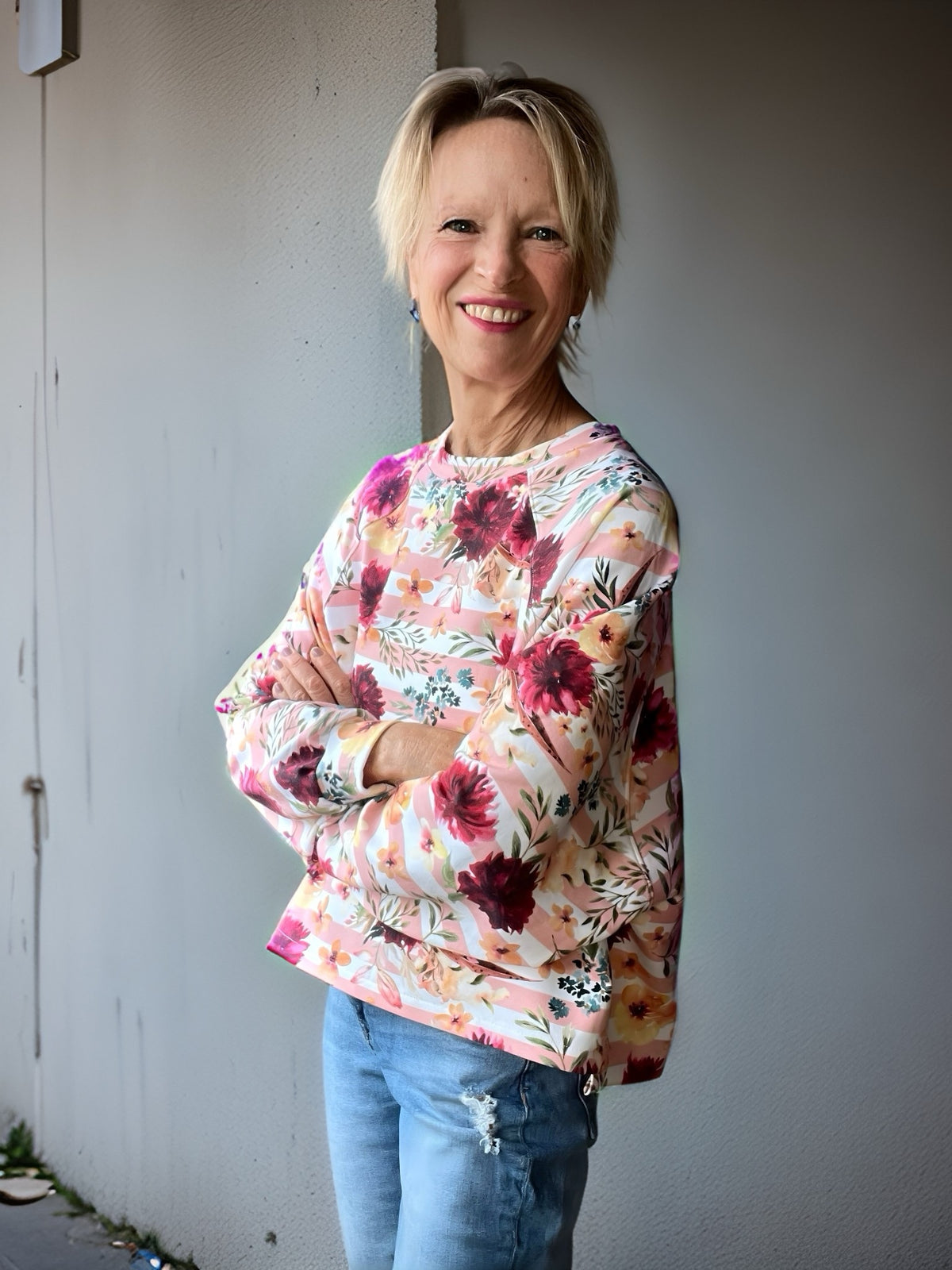 Isbris - Oversized Raglan cropped Pulli
