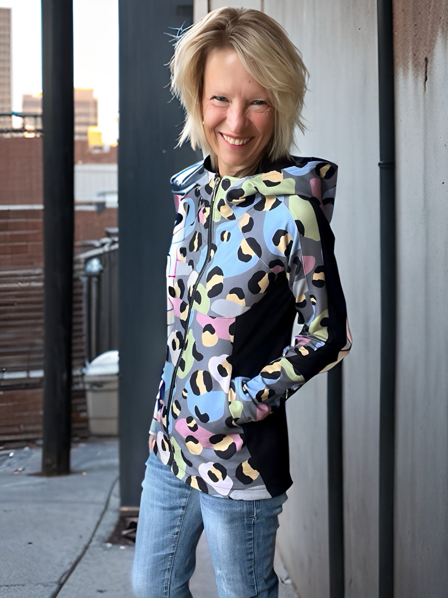 Isdropp - Raglanjacke Gr. 30 - 50