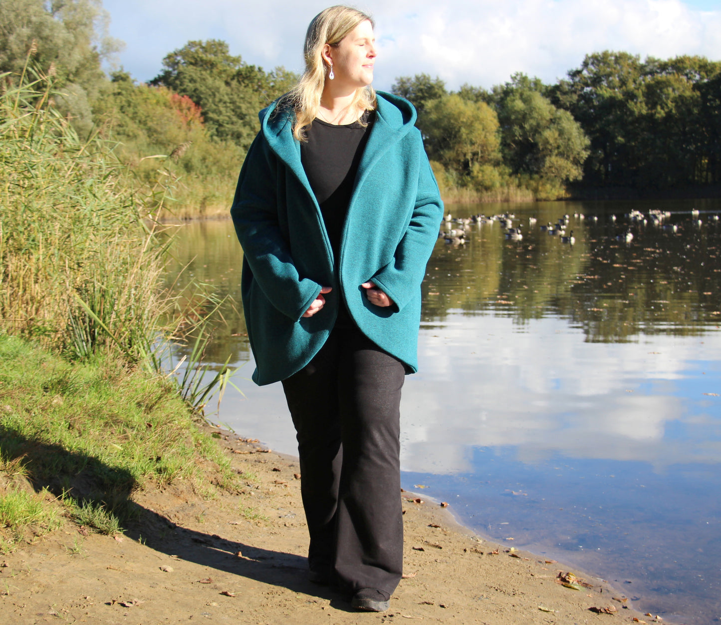Tulpan - Oversized Cardigan & Kuscheldecke to go