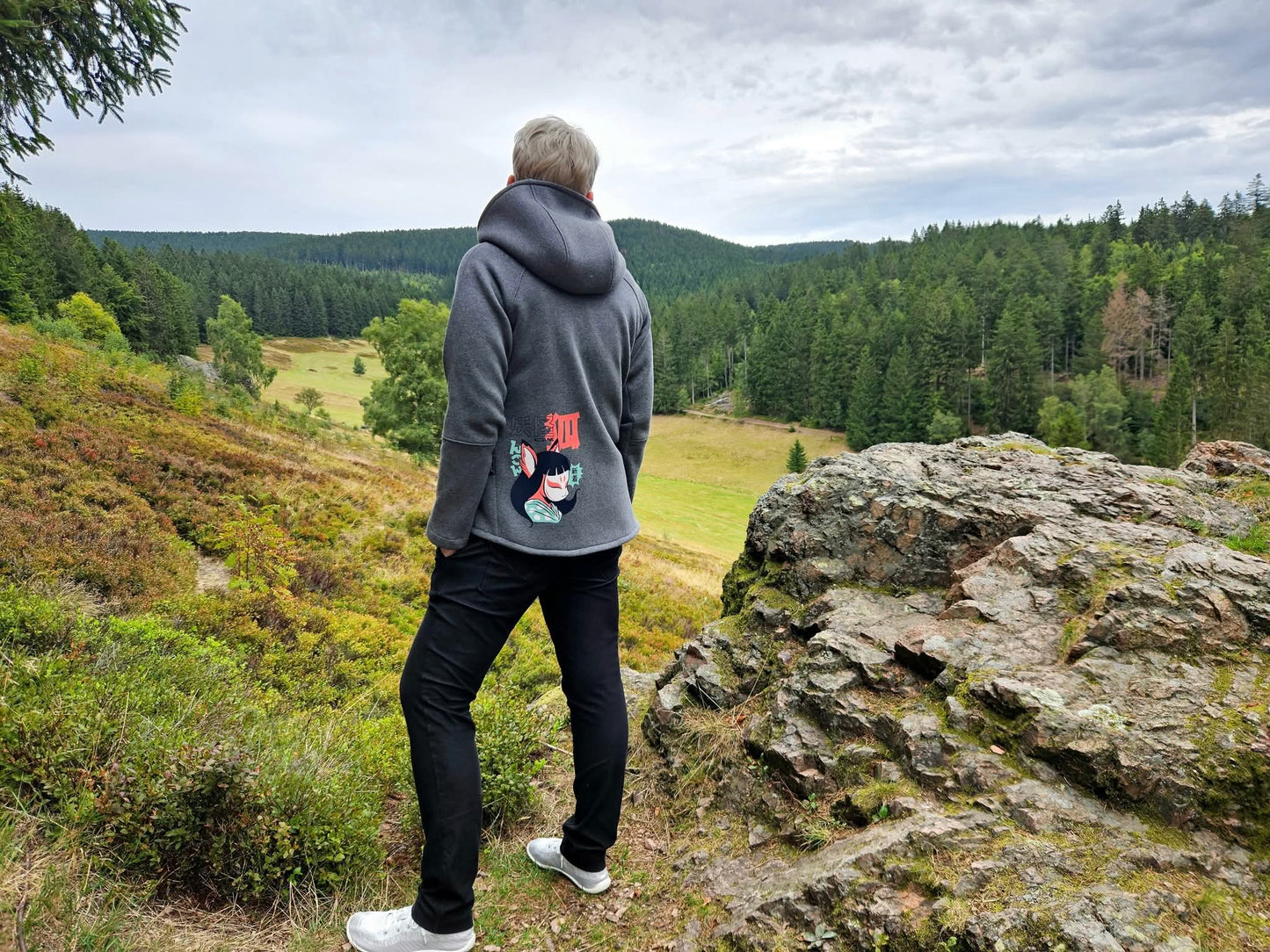 Isdropp - Raglanjacke Gr. 30 - 50