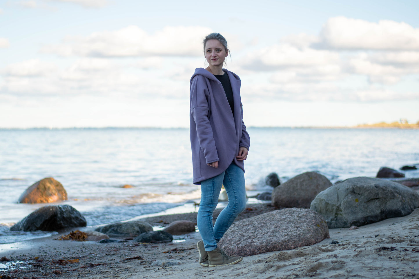 Tulpan - Oversized Cardigan & Kuscheldecke to go