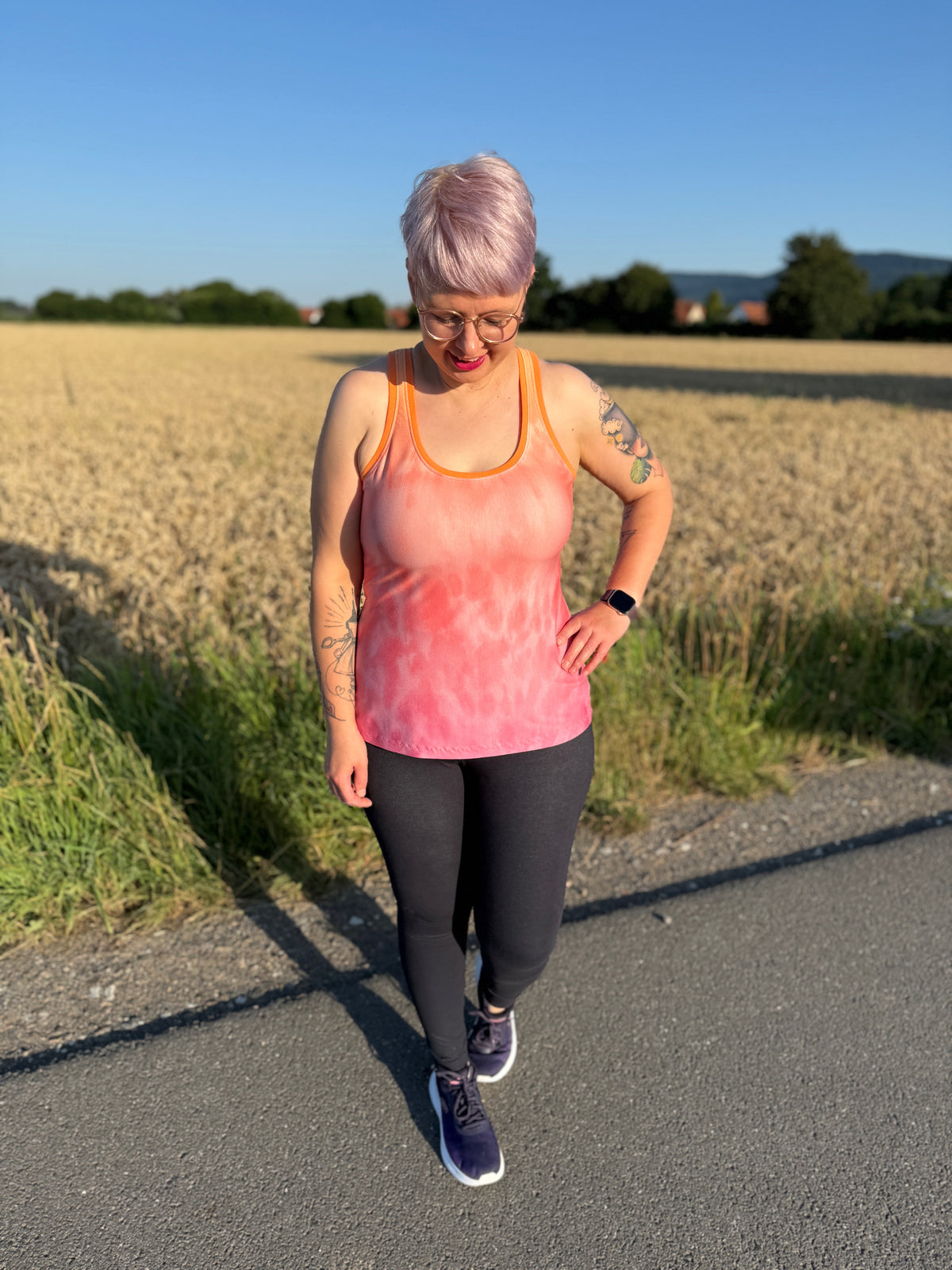 Sommarbris - körpernahes Top mit Racerback