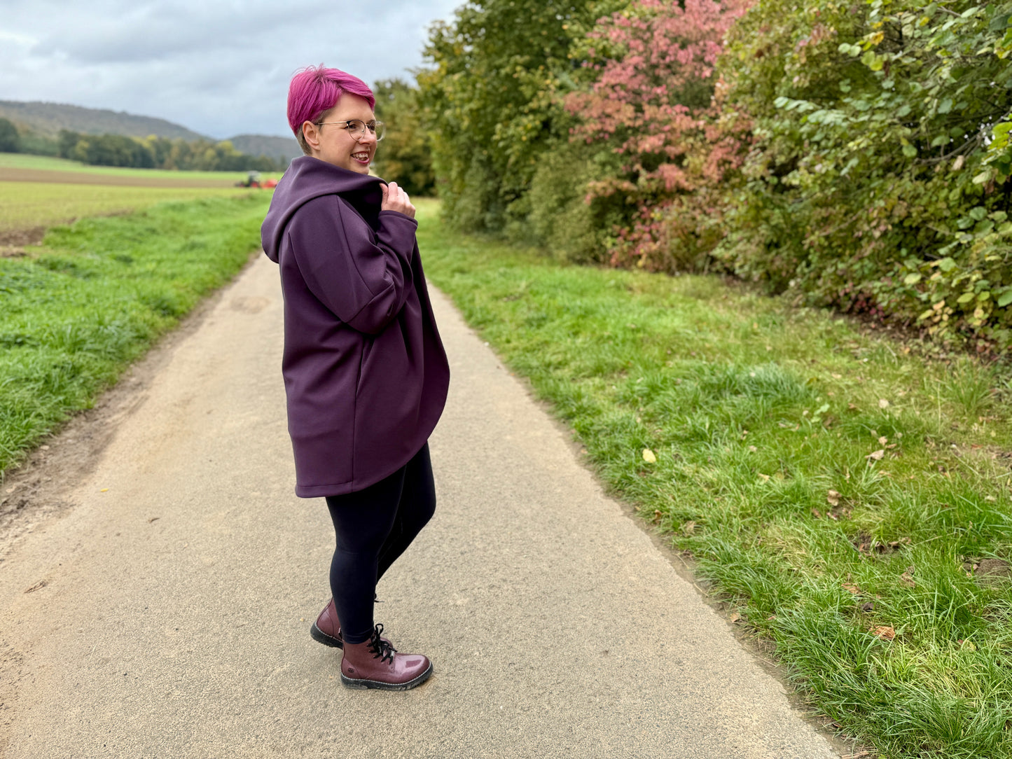 Tulpan - Oversized Cardigan & Kuscheldecke to go