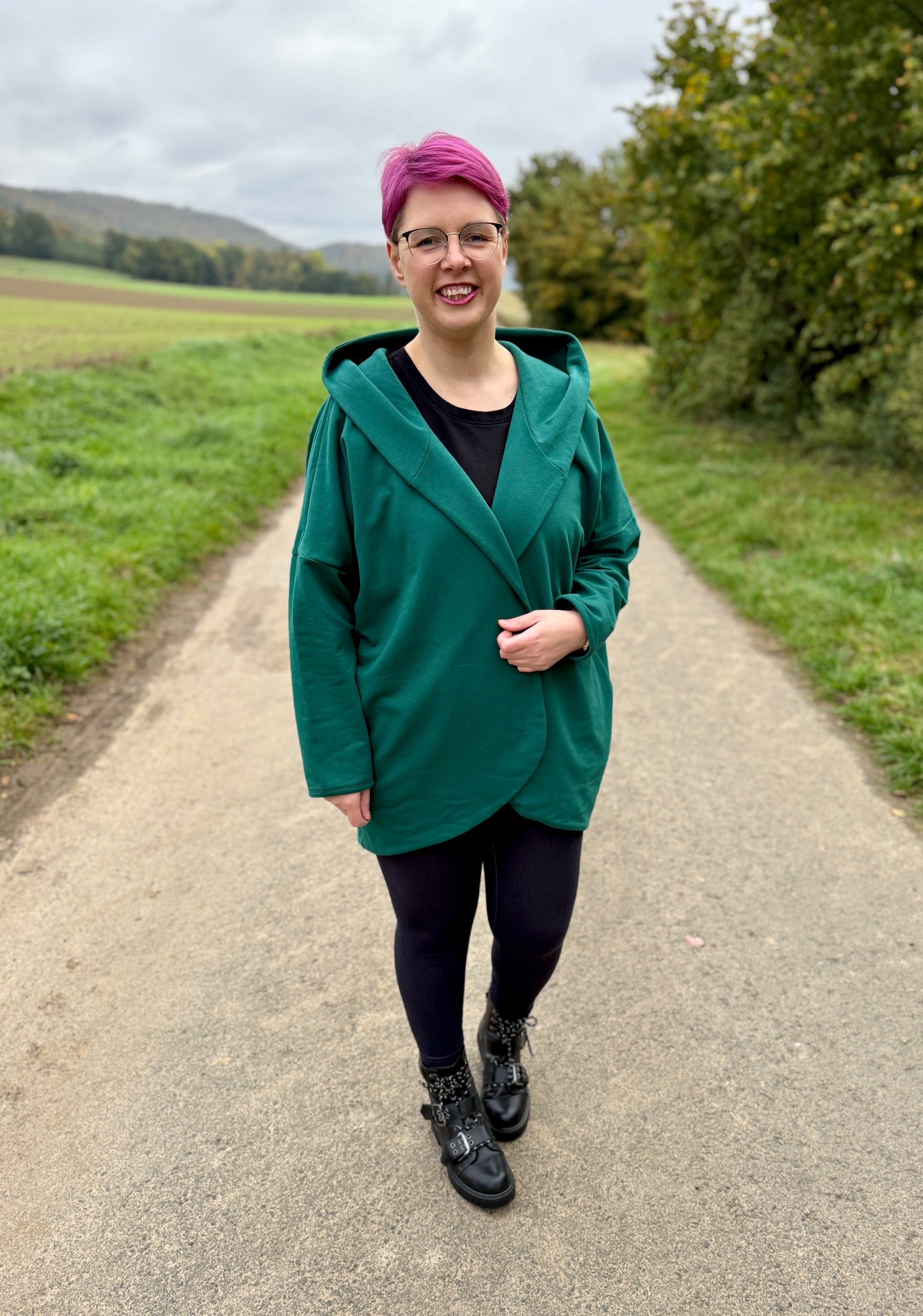 Tulpan - Oversized Cardigan & Kuscheldecke to go