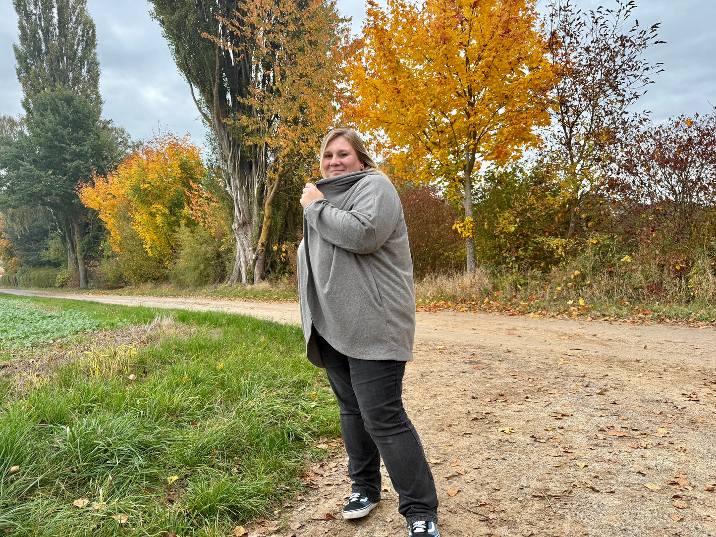 Tulpan - Oversized Cardigan & Kuscheldecke to go