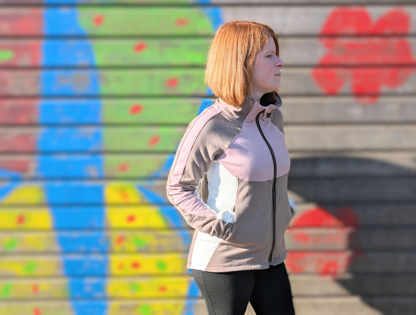 Isdropp - Raglanjacke Gr. 30 - 50