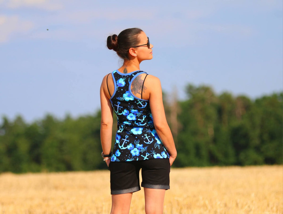 Sommarbris - körpernahes Top mit Racerback