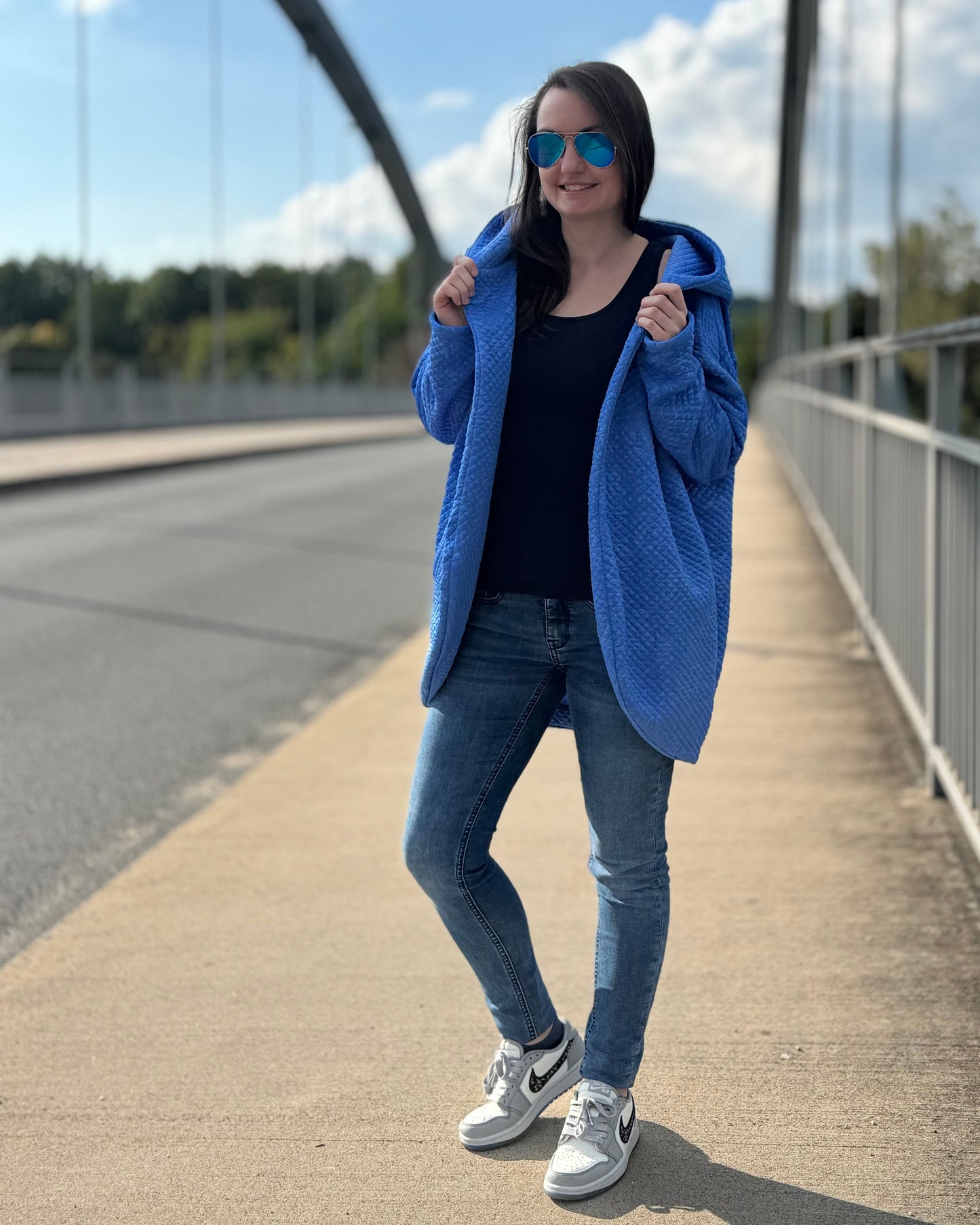 Tulpan - Oversized Cardigan & Kuscheldecke to go