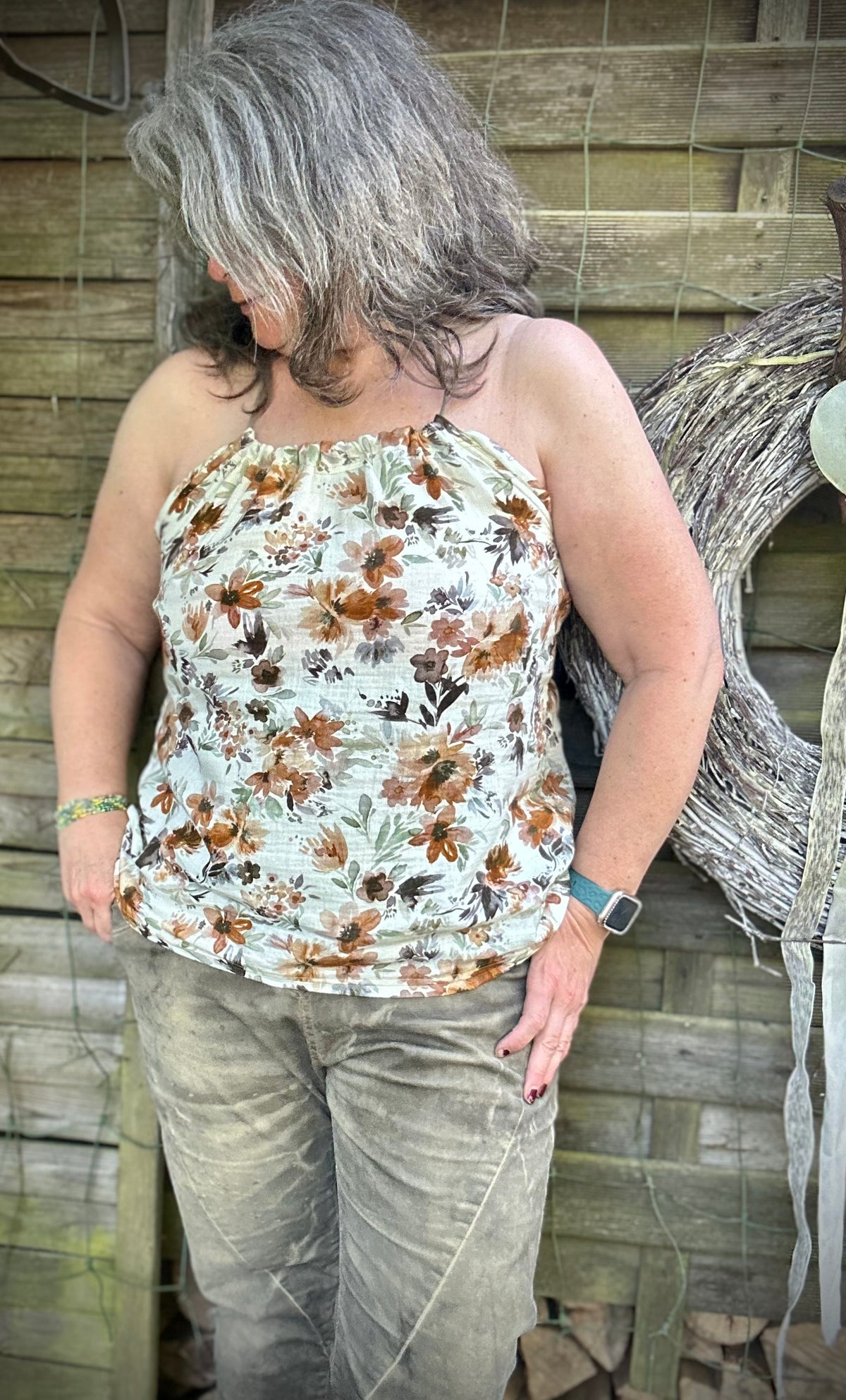 Solgudinna - Neckholder Sommertop Gr. 30-50