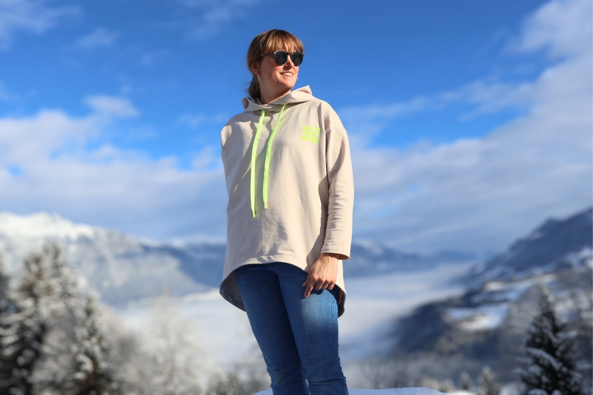 Skymning - Oversized Hoodiekleid & Longpulli