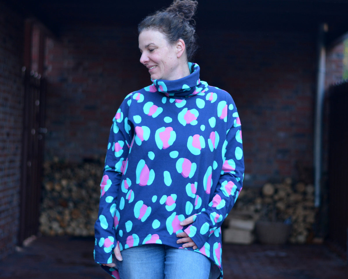Skymning - Oversized Hoodiekleid & Longpulli