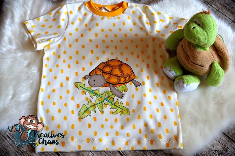 Applikationsvorlage Schildkröte