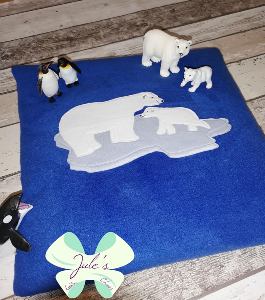 Applikationsvorlage Eisbär