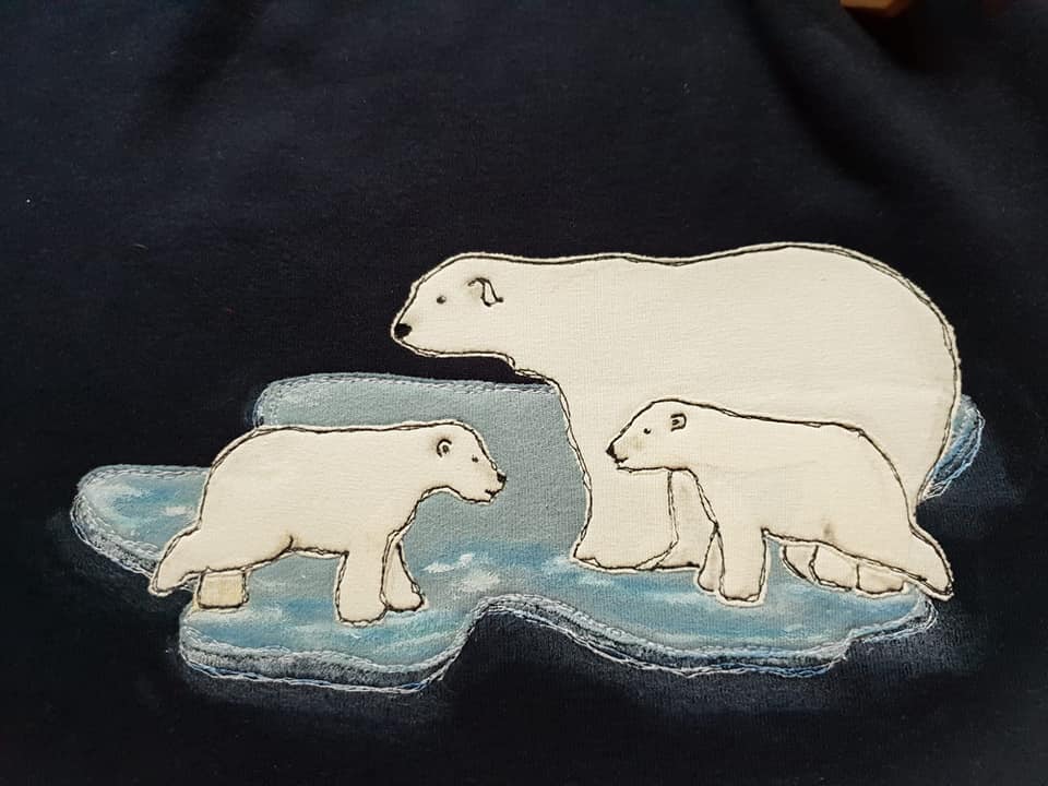 Applikationsvorlage Eisbär