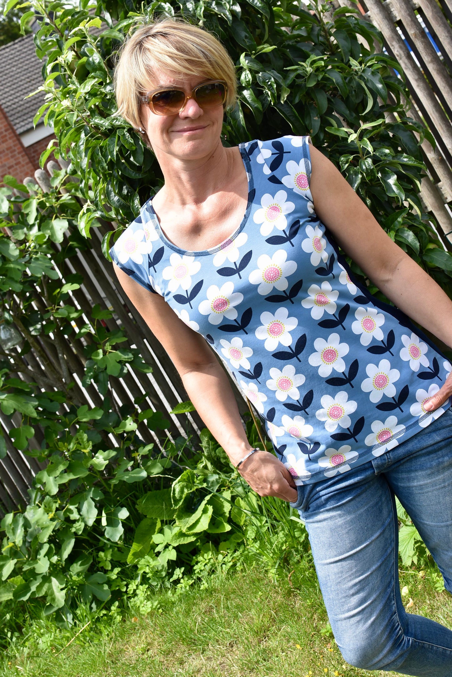 Trollslända - Top, Shirt mit Racerback Gr. 30-46