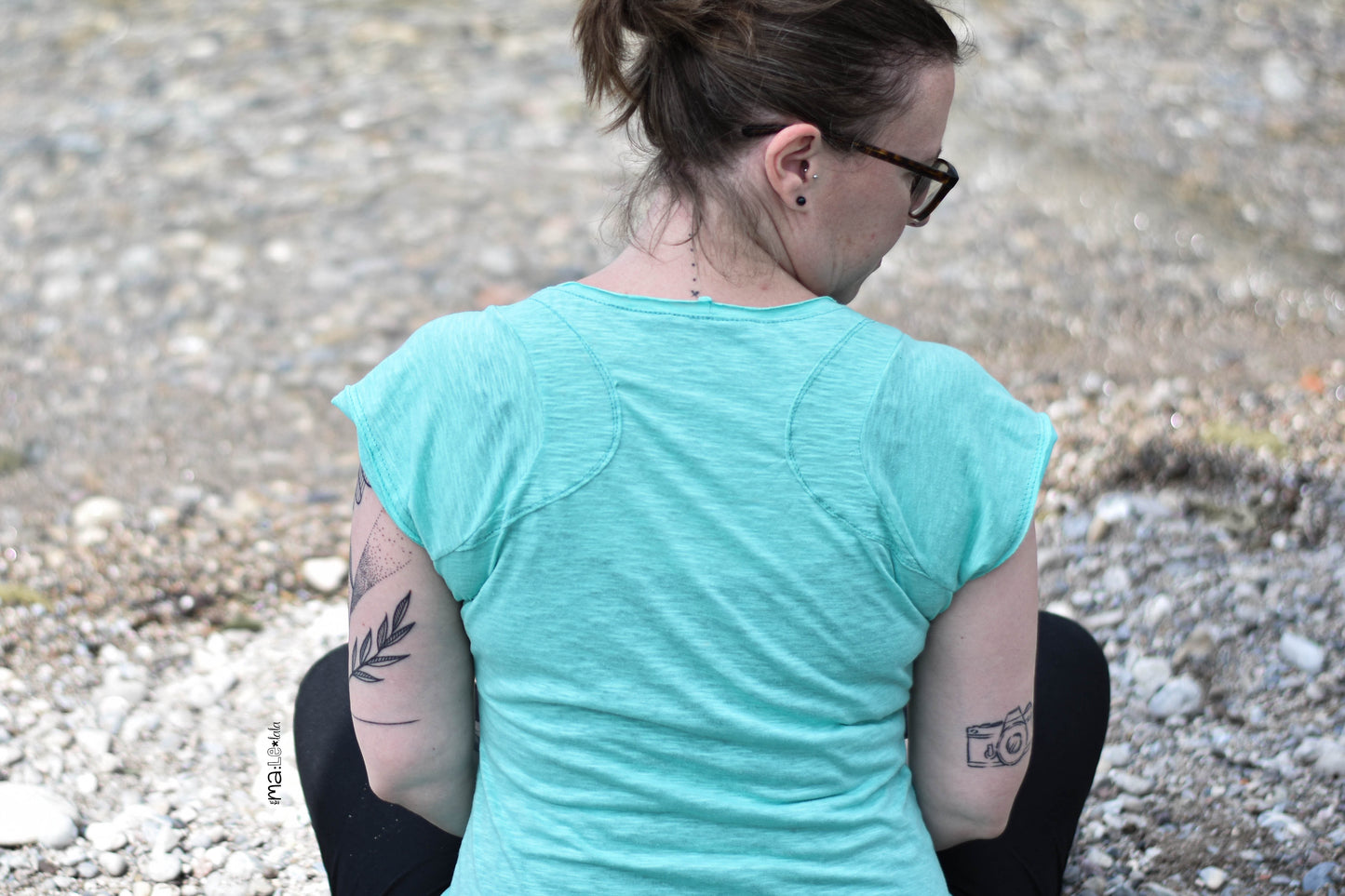Trollslända - Top, Shirt mit Racerback Gr. 30-46