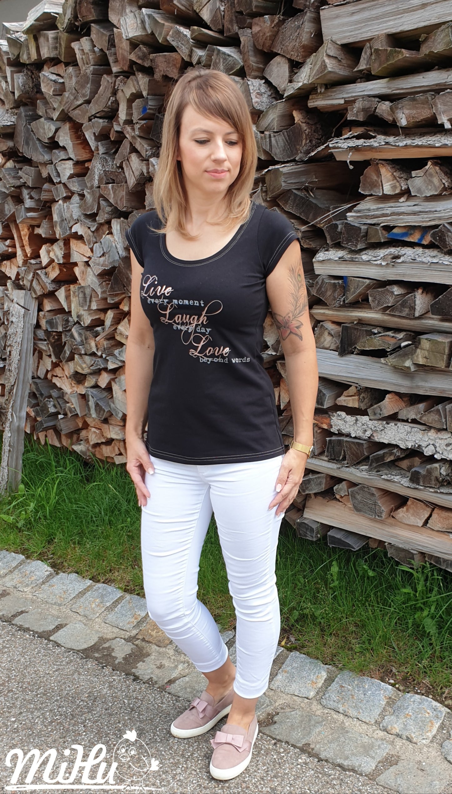 Trollslända - Top, Shirt mit Racerback Gr. 30-46