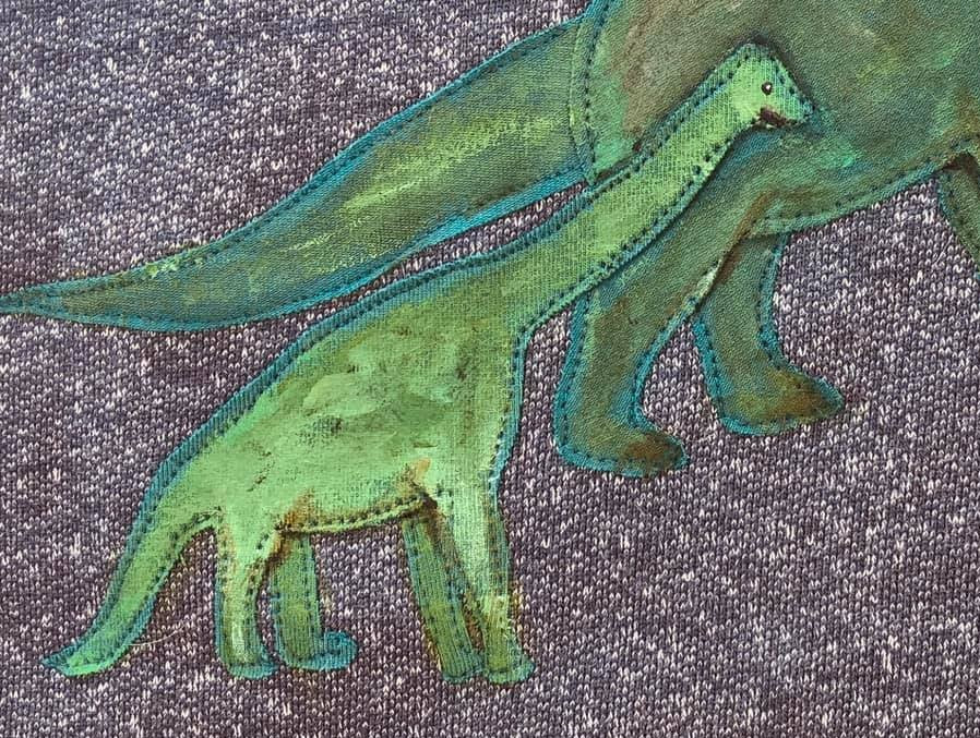 Applikationsvorlage Brachiosaurus Jungtier