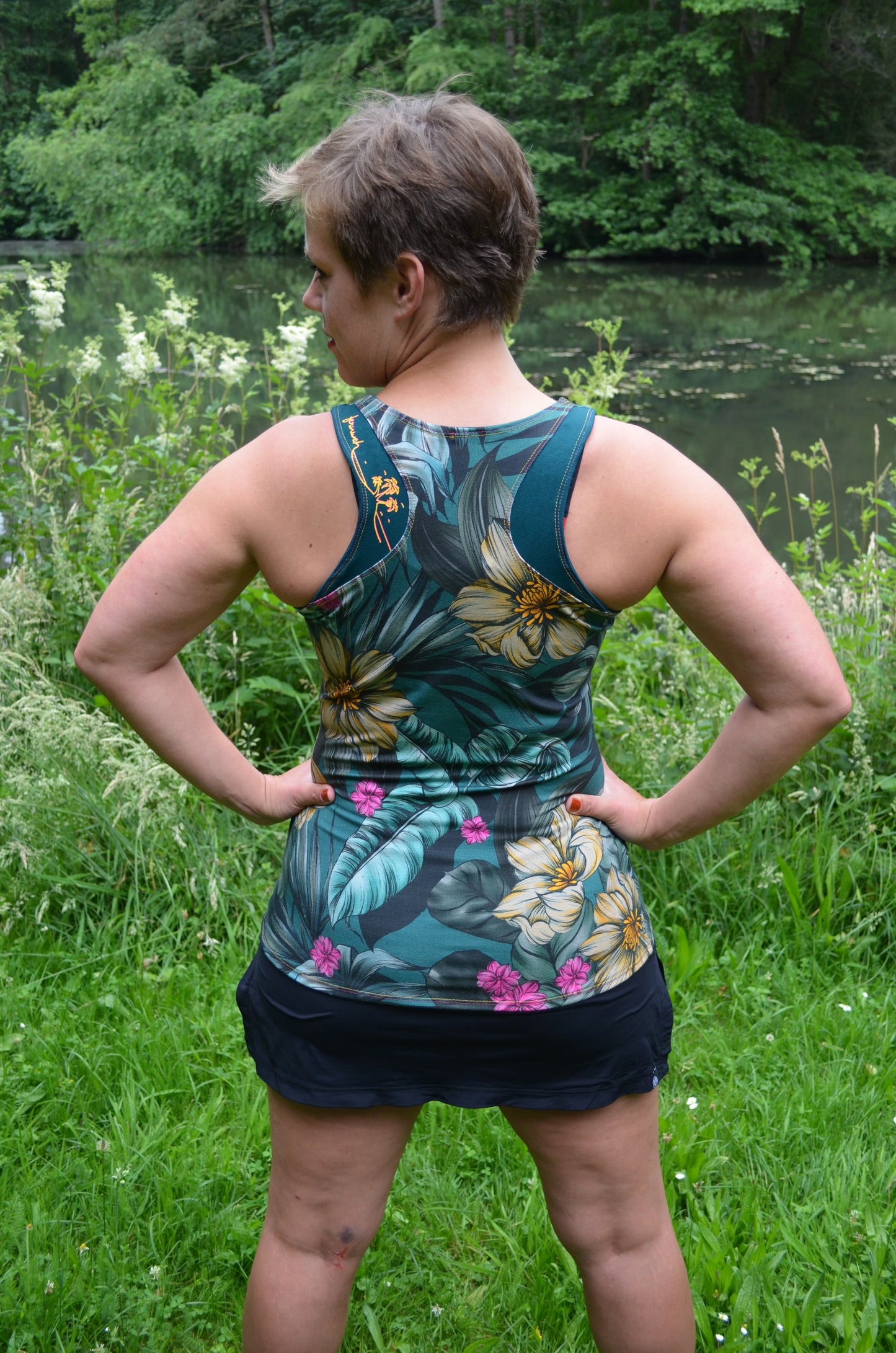 Trollslända - Top, Shirt mit Racerback Gr. 30-46