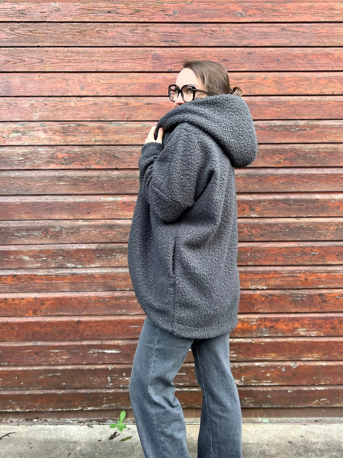 Tulpan - Oversized Cardigan &amp; Kuscheldecke to go