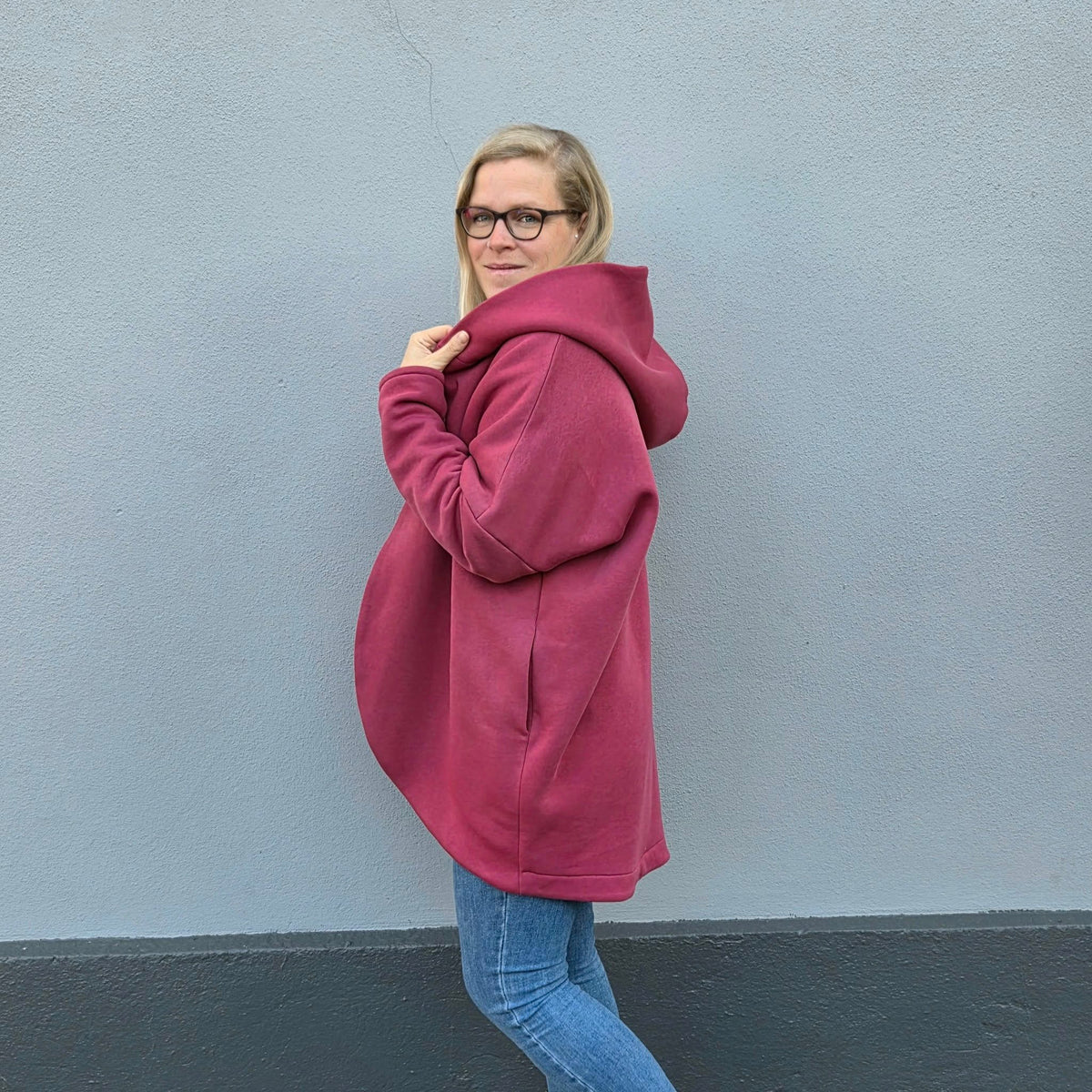 Tulpan - Oversized Cardigan &amp; Kuscheldecke to go
