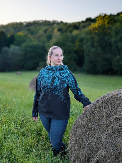 Isdropp - Raglanjacke Gr. 30 - 50
