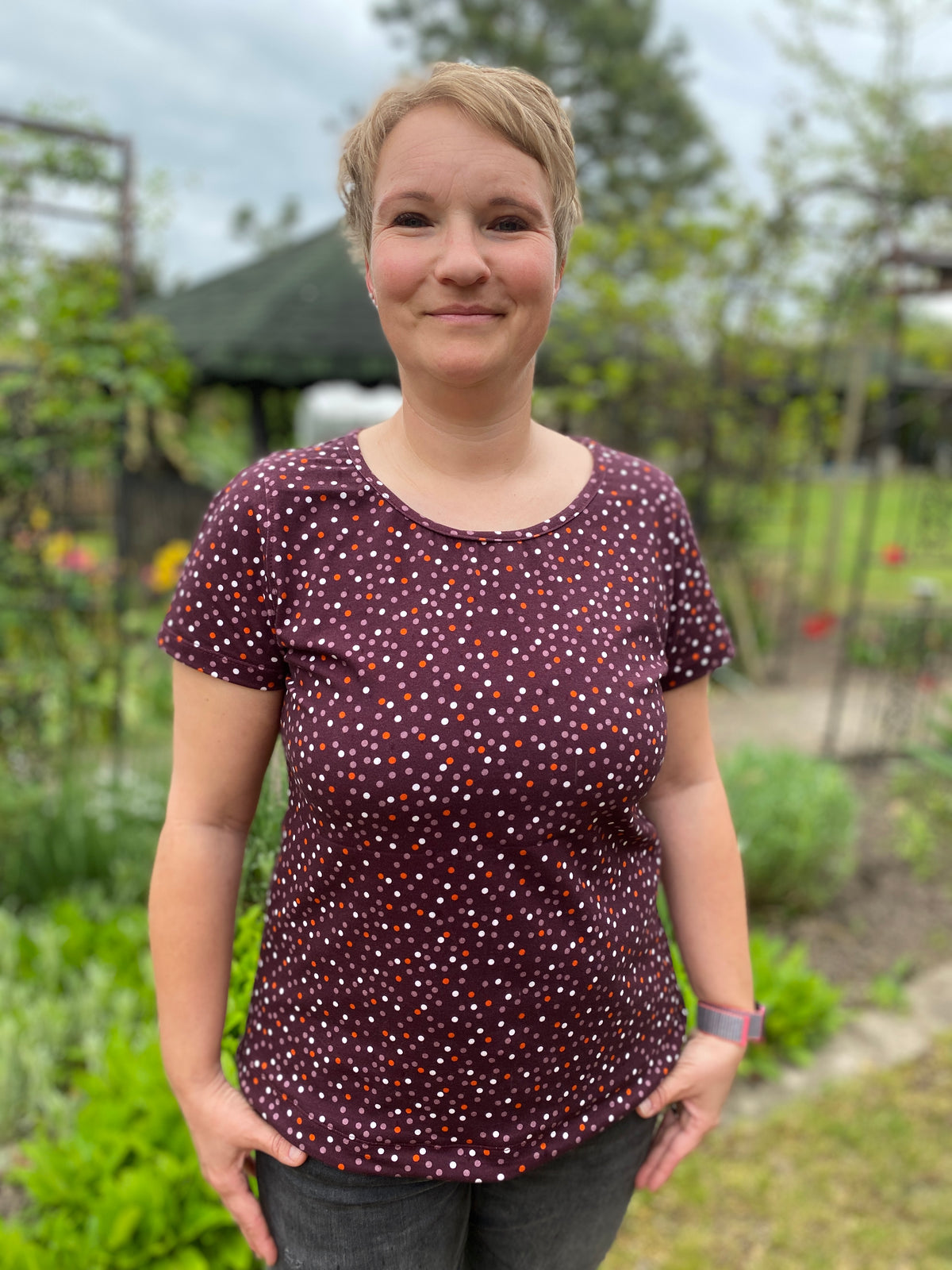 Kullerbytta - Basic Shirt mit besonderer Ärmellösung Gr. 30-50