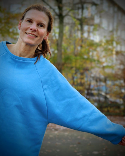 Isbris - Oversized Raglan cropped Pulli