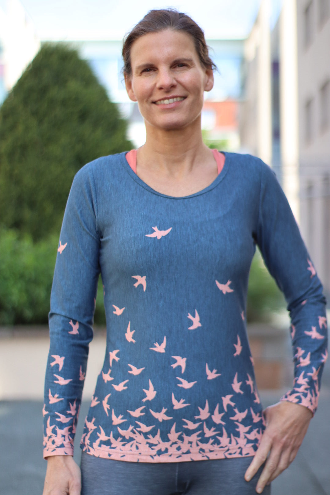 Kullerbytta - Basic Shirt mit besonderer Ärmellösung Gr. 30-50