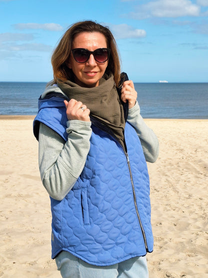 Vindskydd  Oversized Weste in drei Längen