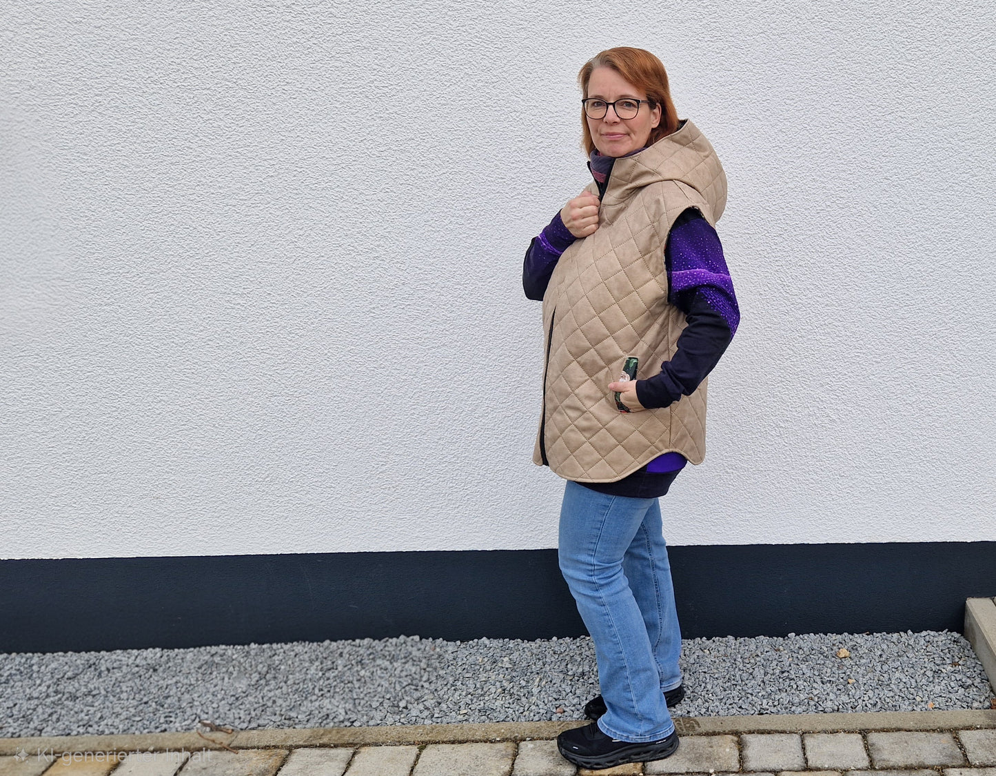 Vindskydd  Oversized Weste in drei Längen
