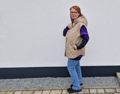 Vindskydd  Oversized Weste in drei Längen