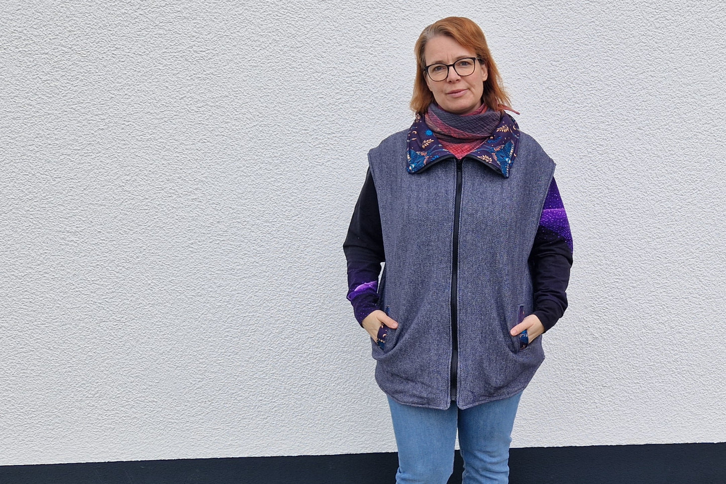 Vindskydd  Oversized Weste in drei Längen