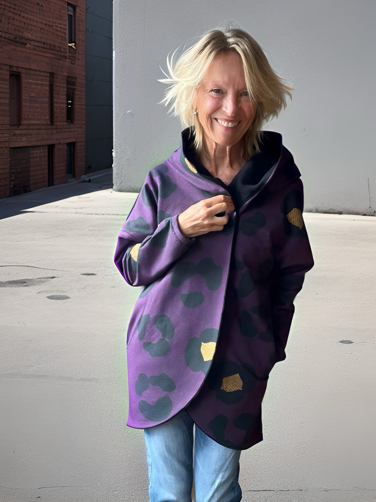 Tulpan - Oversized Cardigan &amp; Kuscheldecke to go