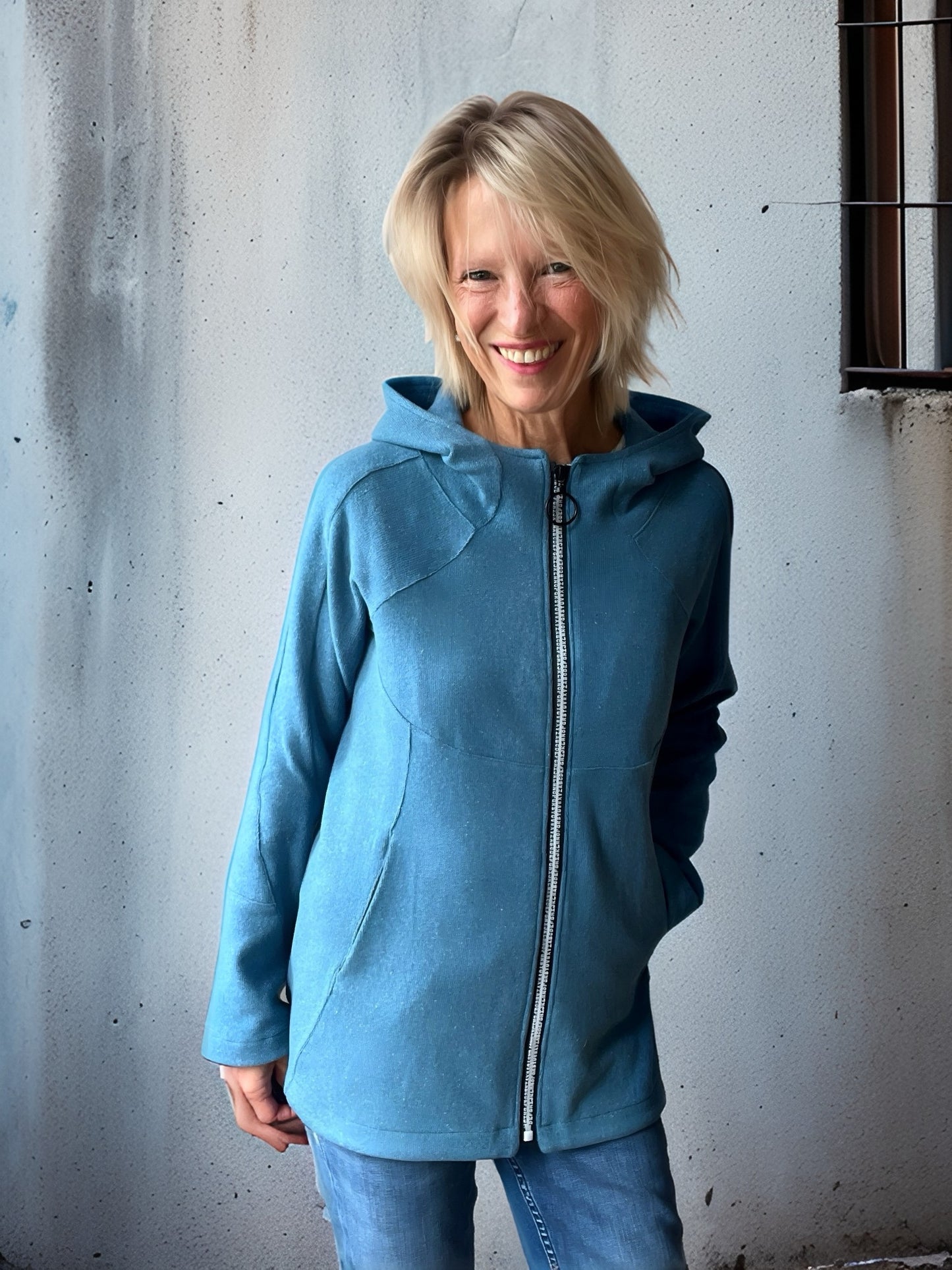 Isdropp - Raglanjacke Gr. 30 - 50