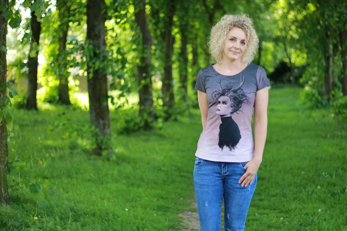 Kullerbytta - Basic Shirt mit besonderer Ärmellösung Gr. 30-50