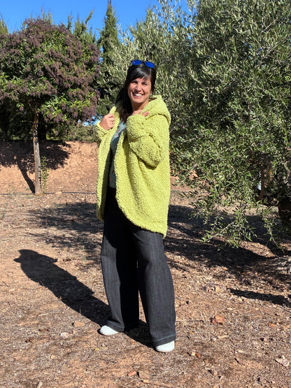 Tulpan - Oversized Cardigan & Kuscheldecke to go