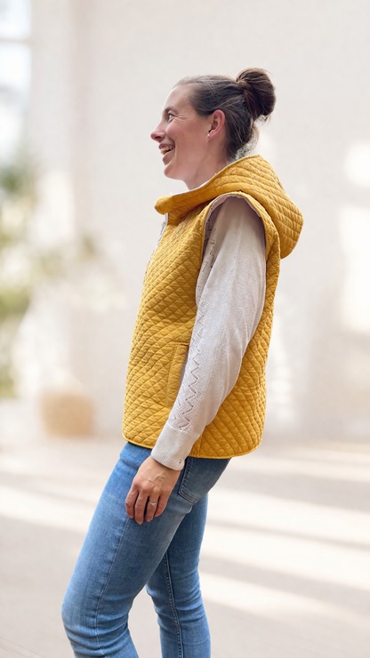 Vindskydd  Oversized Weste in drei Längen