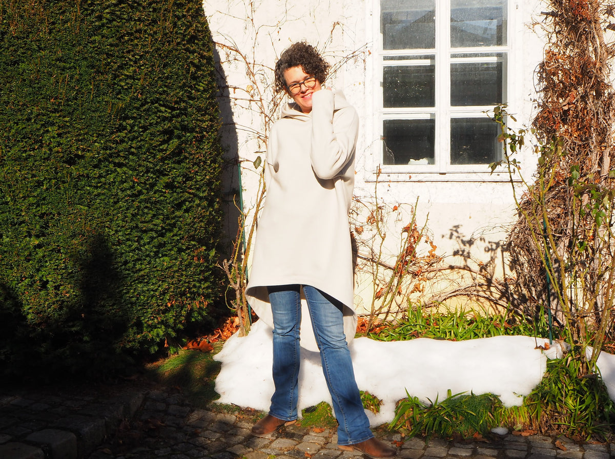 Skymning - Oversized Hoodiekleid &amp; Longpulli