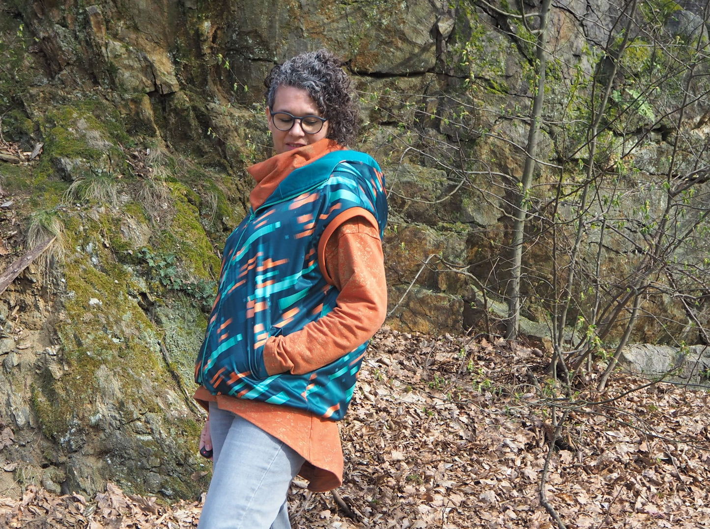 Vindskydd  Oversized Weste in drei Längen