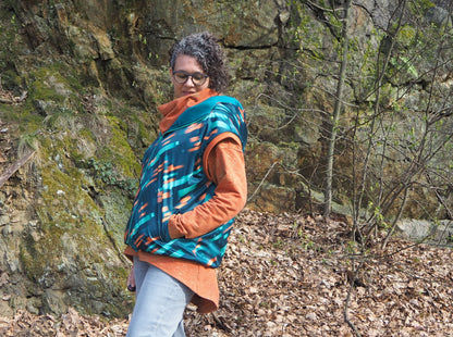 Vindskydd  Oversized Weste in drei Längen