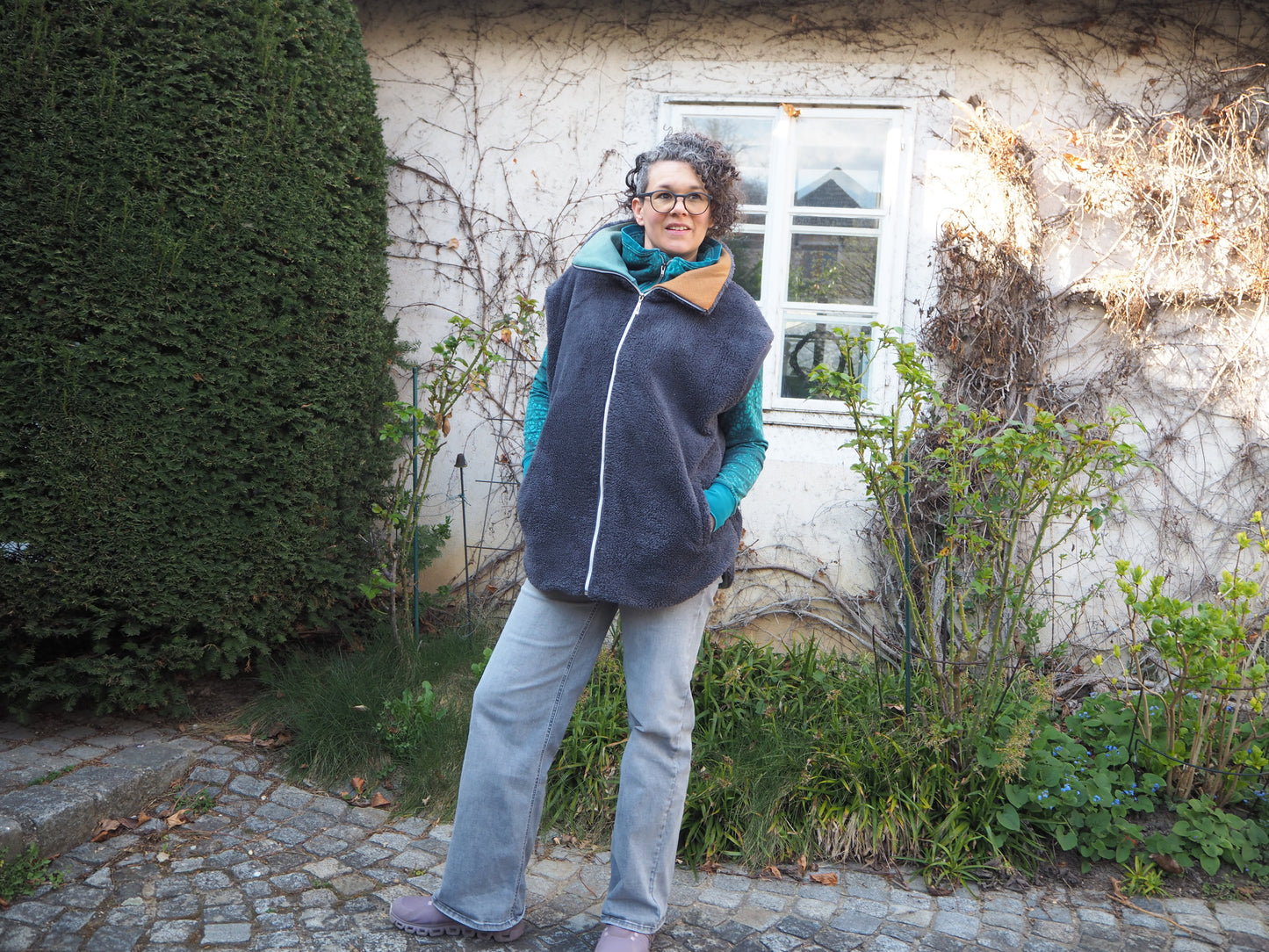 Vindskydd  Oversized Weste in drei Längen