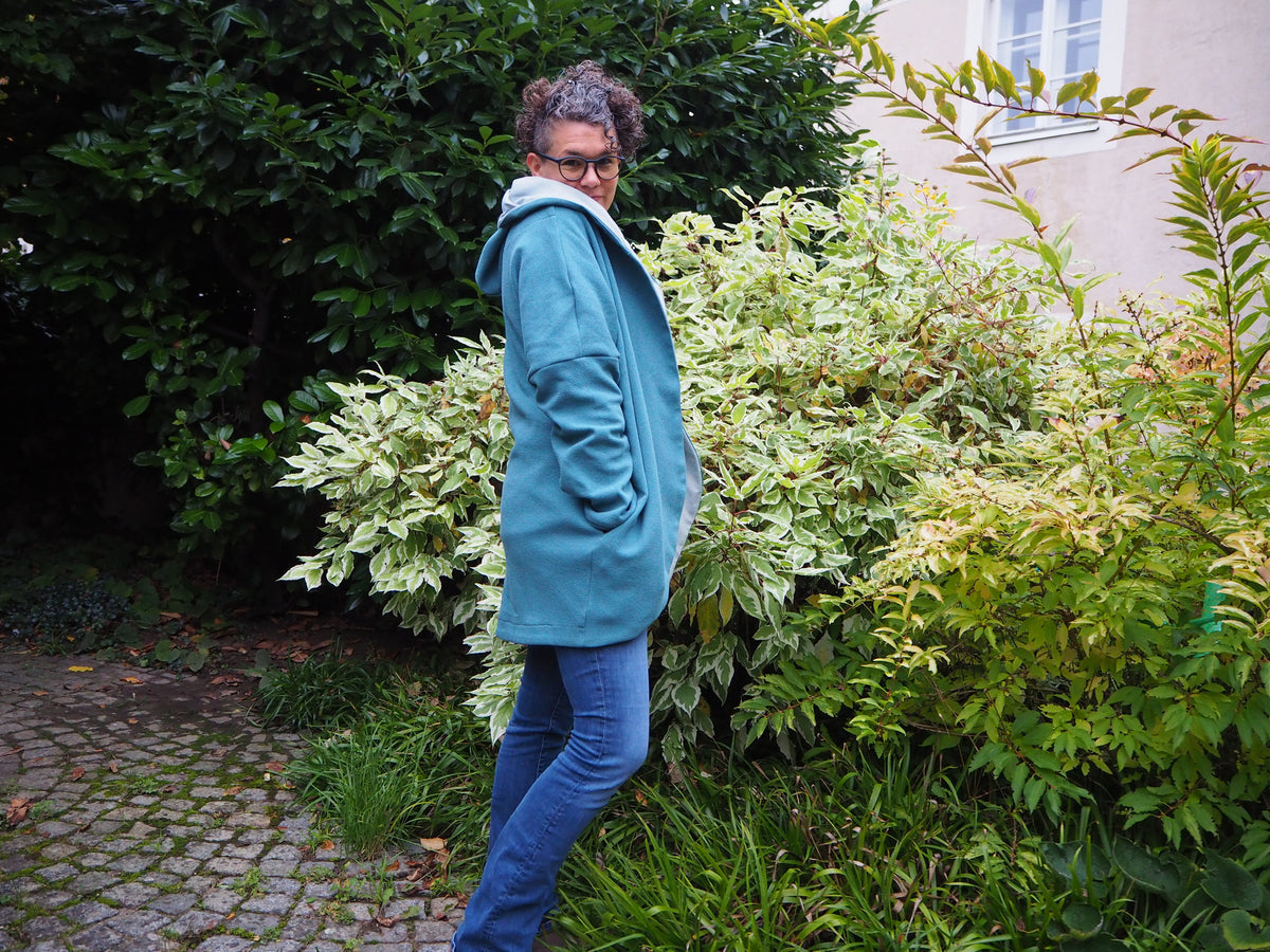 Tulpan - Oversized Cardigan &amp; Kuscheldecke to go