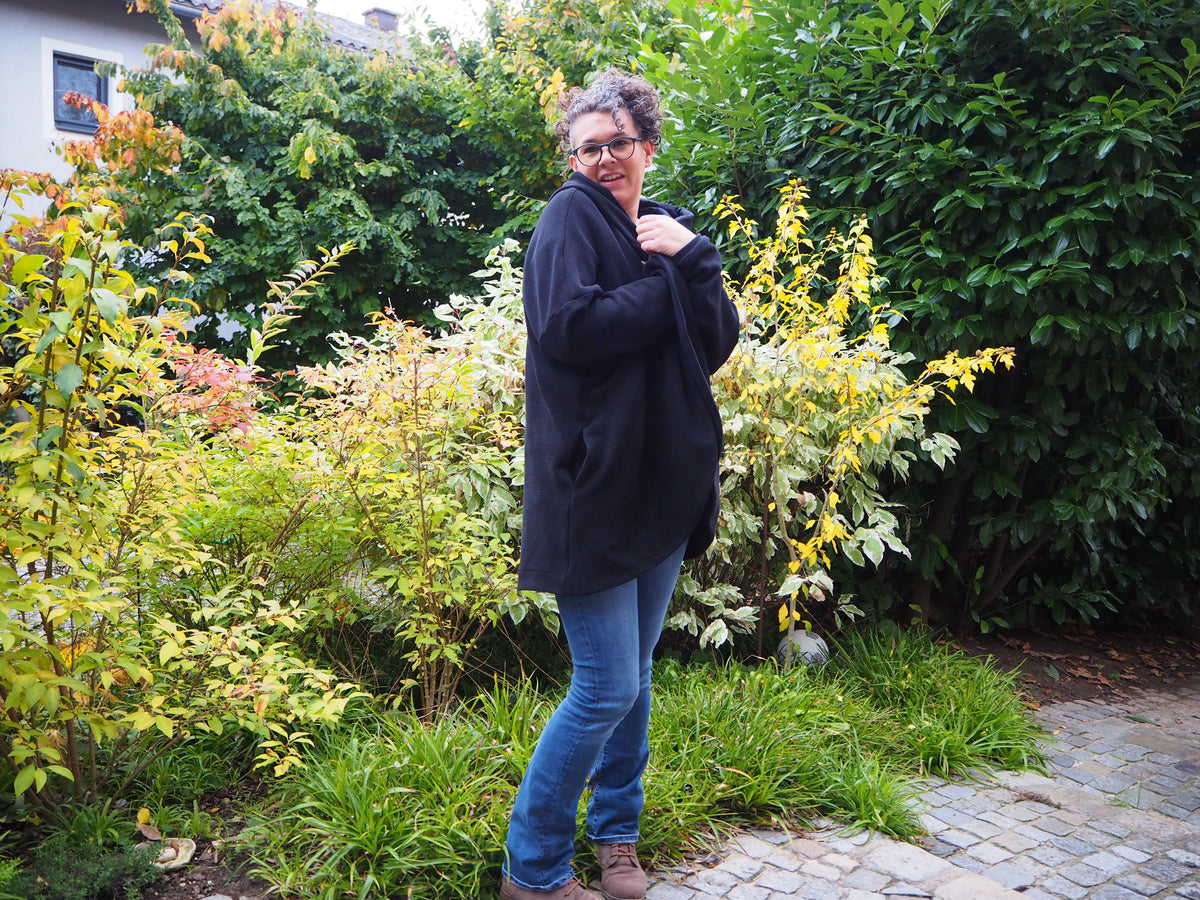 Tulpan - Oversized Cardigan &amp; Kuscheldecke to go