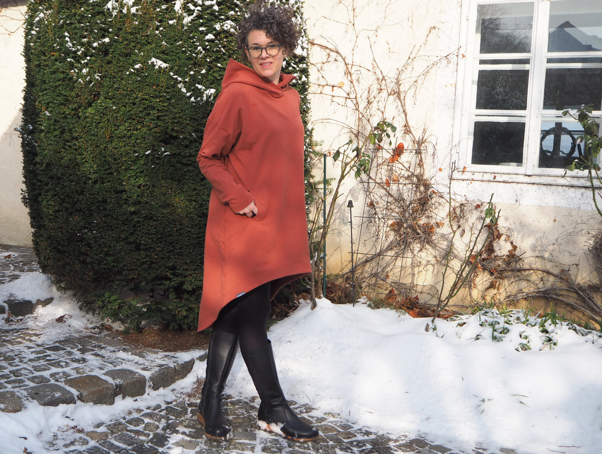 Skymning - Oversized Hoodiekleid &amp; Longpulli