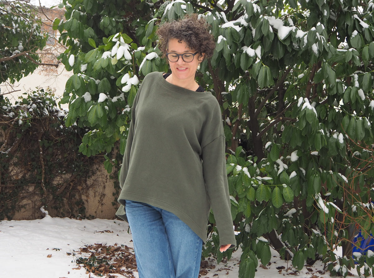 Skymning - Oversized Hoodiekleid &amp; Longpulli